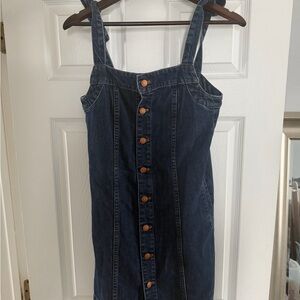Madewell Small Denim Button-Down Dress
